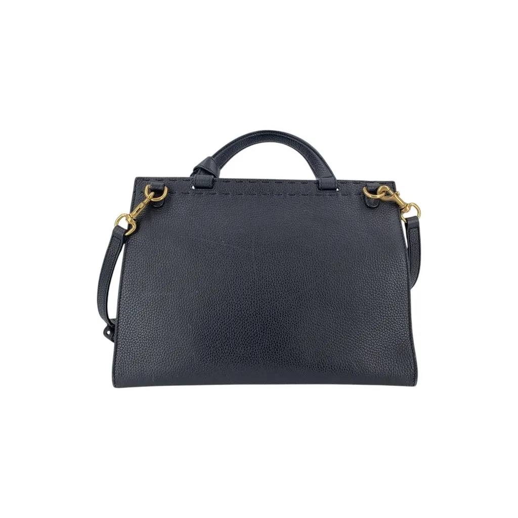 Gucci Handbag GG Marmont Black Leather Good - Inside View