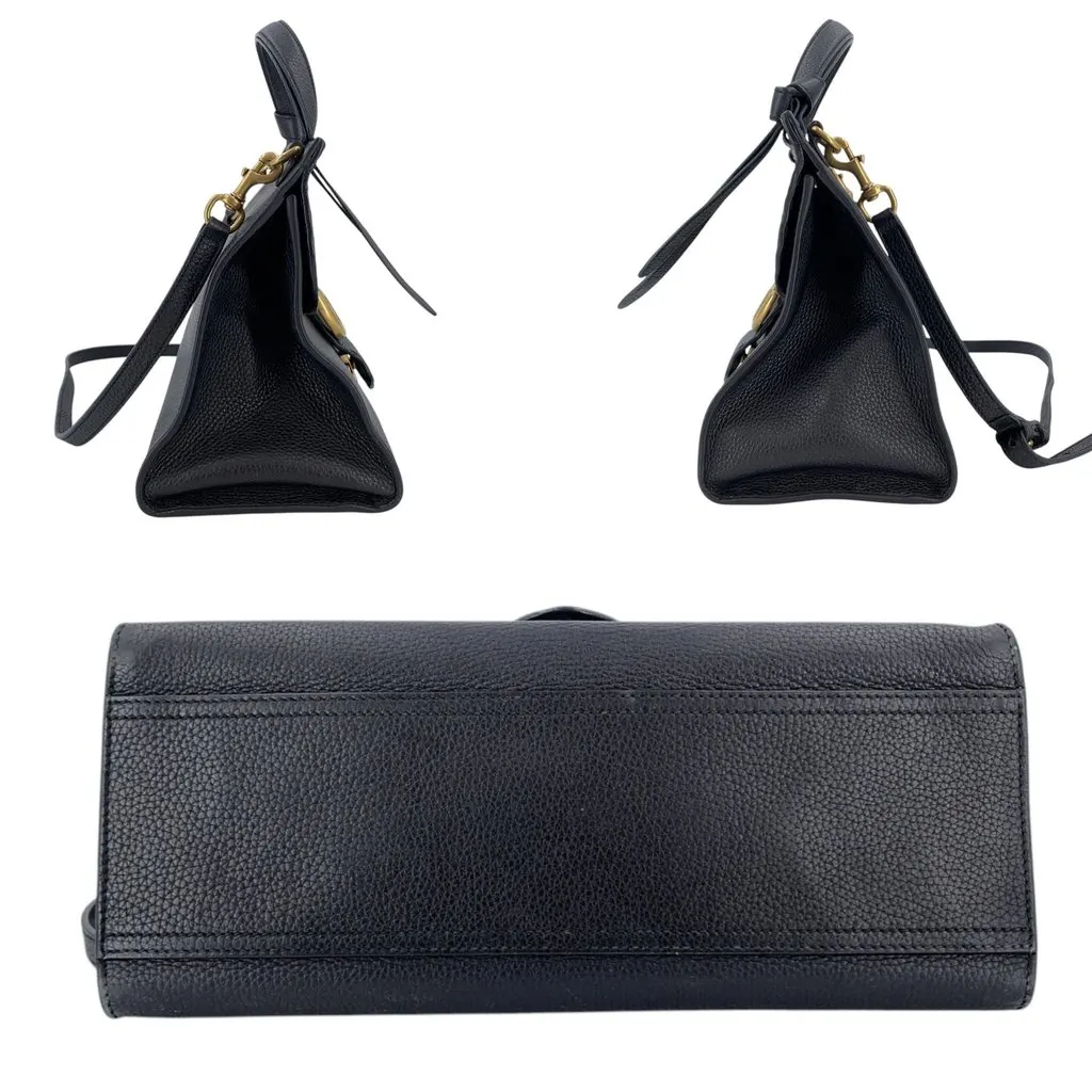 Gucci Handbag GG Marmont Black Leather Good - Model View