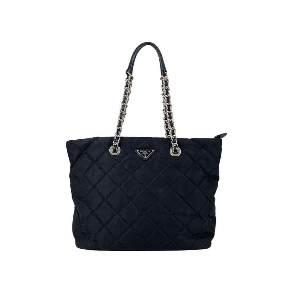 Prada Tote Bag Vintage Tessuto