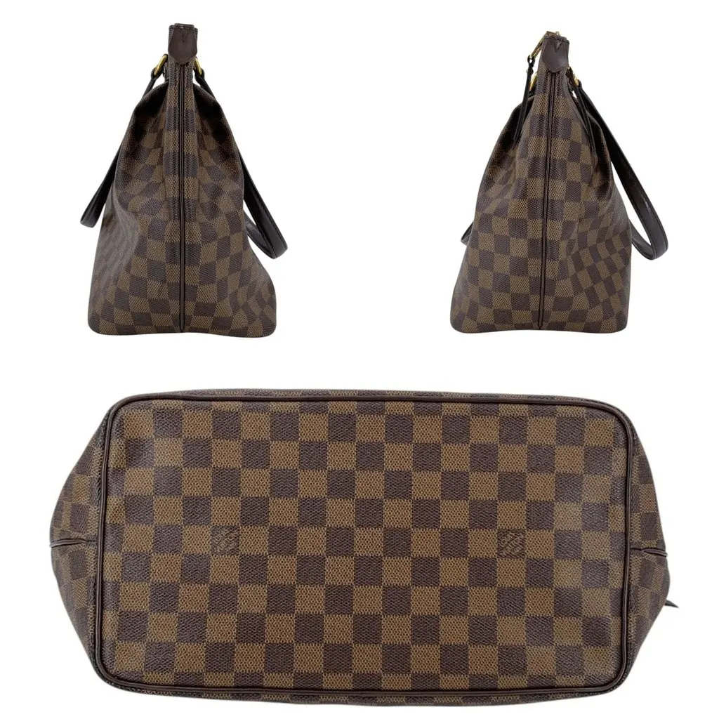 Louis Vuitton Tote Bag Westminster Brown Canvas Good - Model View