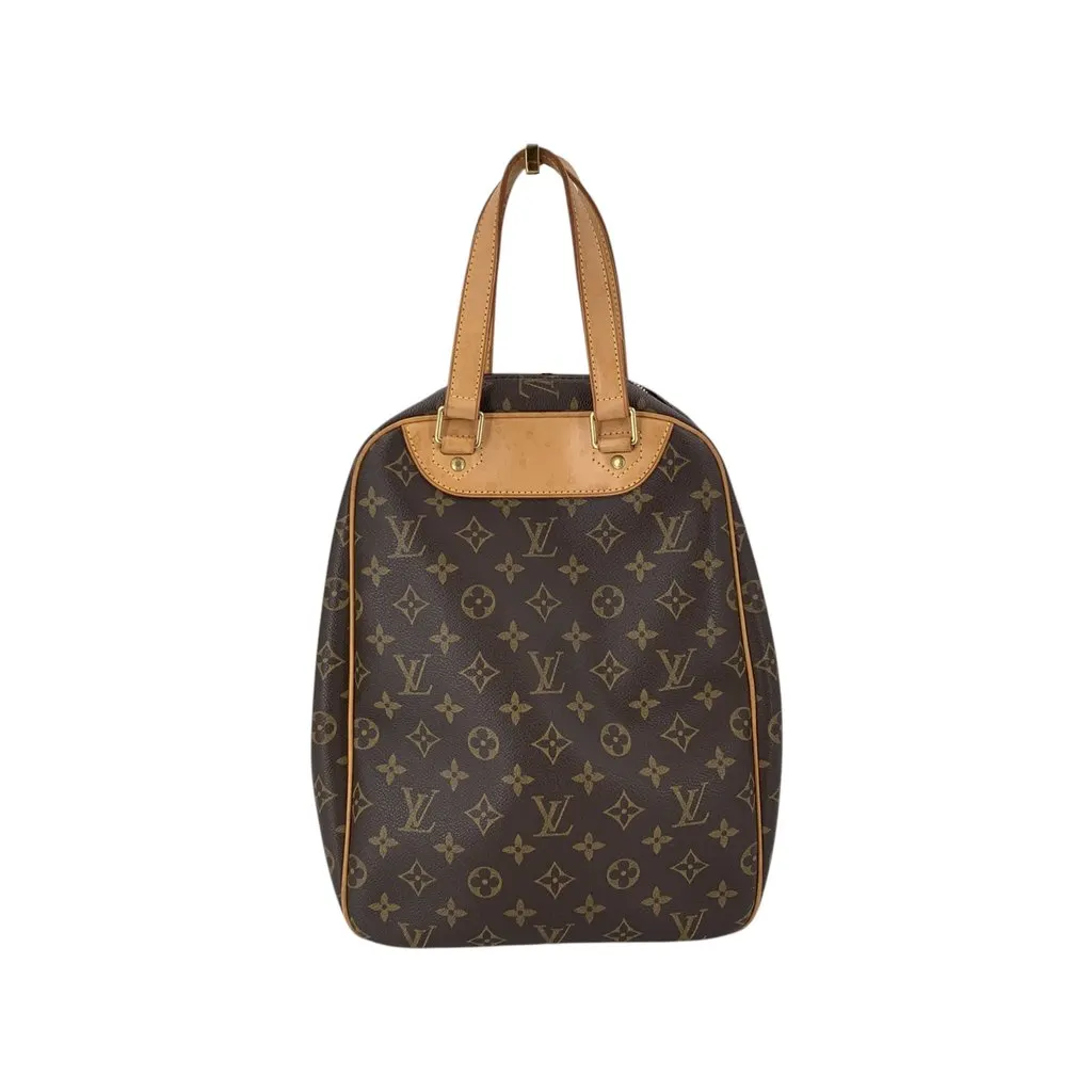 Louis Vuitton Handbag Vintage Excursion Brown Canvas Good - Inside View