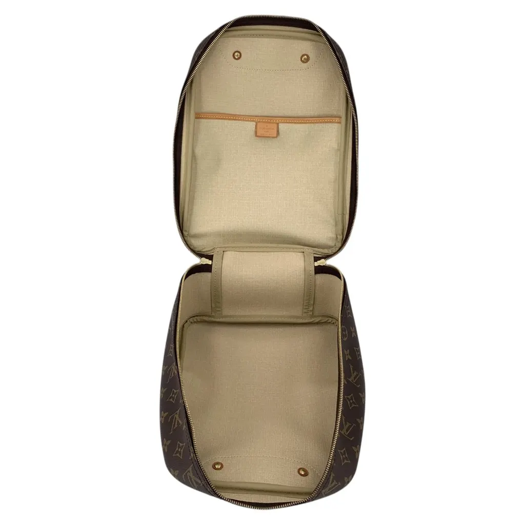 Louis Vuitton Handbag Vintage Excursion Brown Canvas Good - Box View