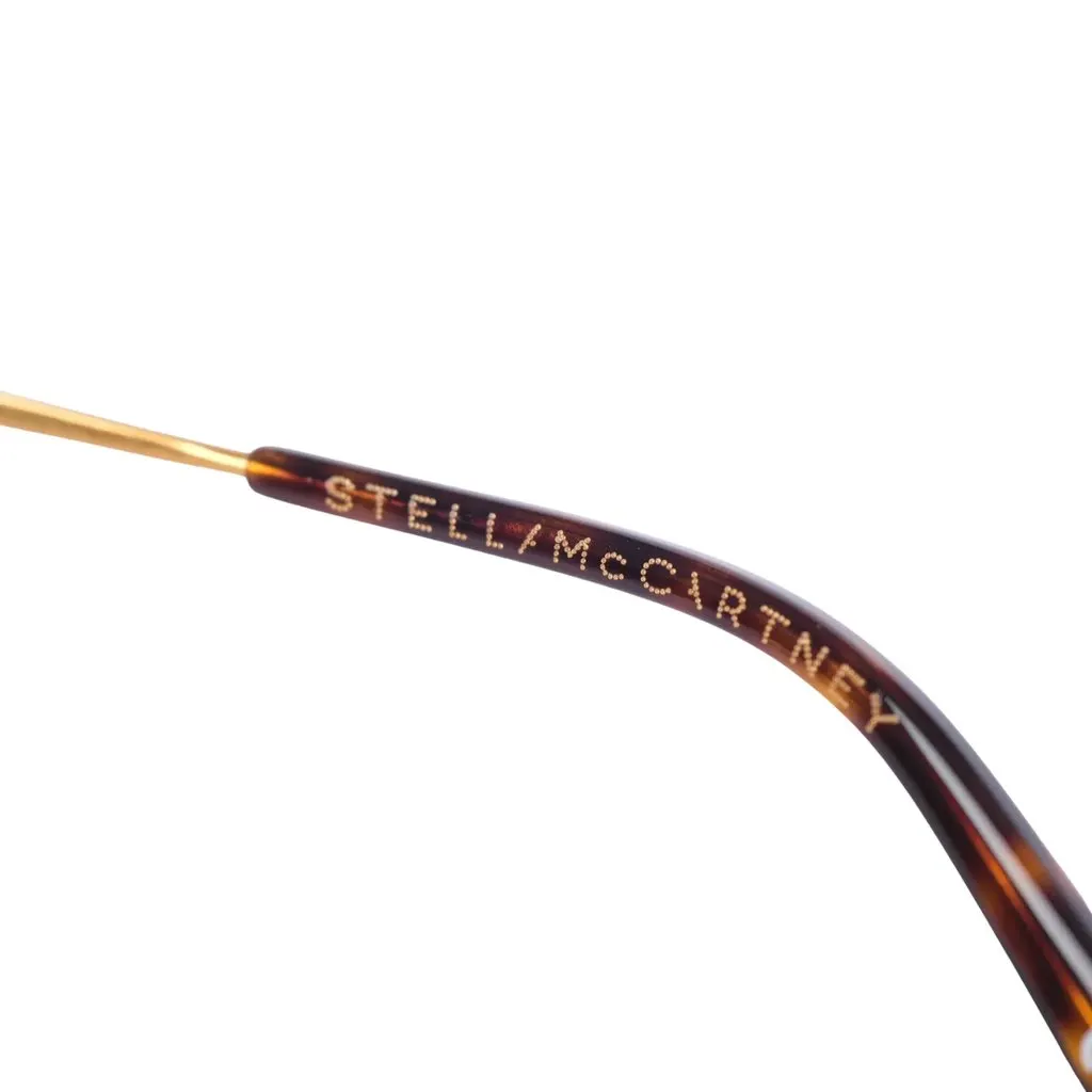 Stella McCartney Gold Metal Serigraphy Mask Sunglasses - '20s Gold Good - Box View