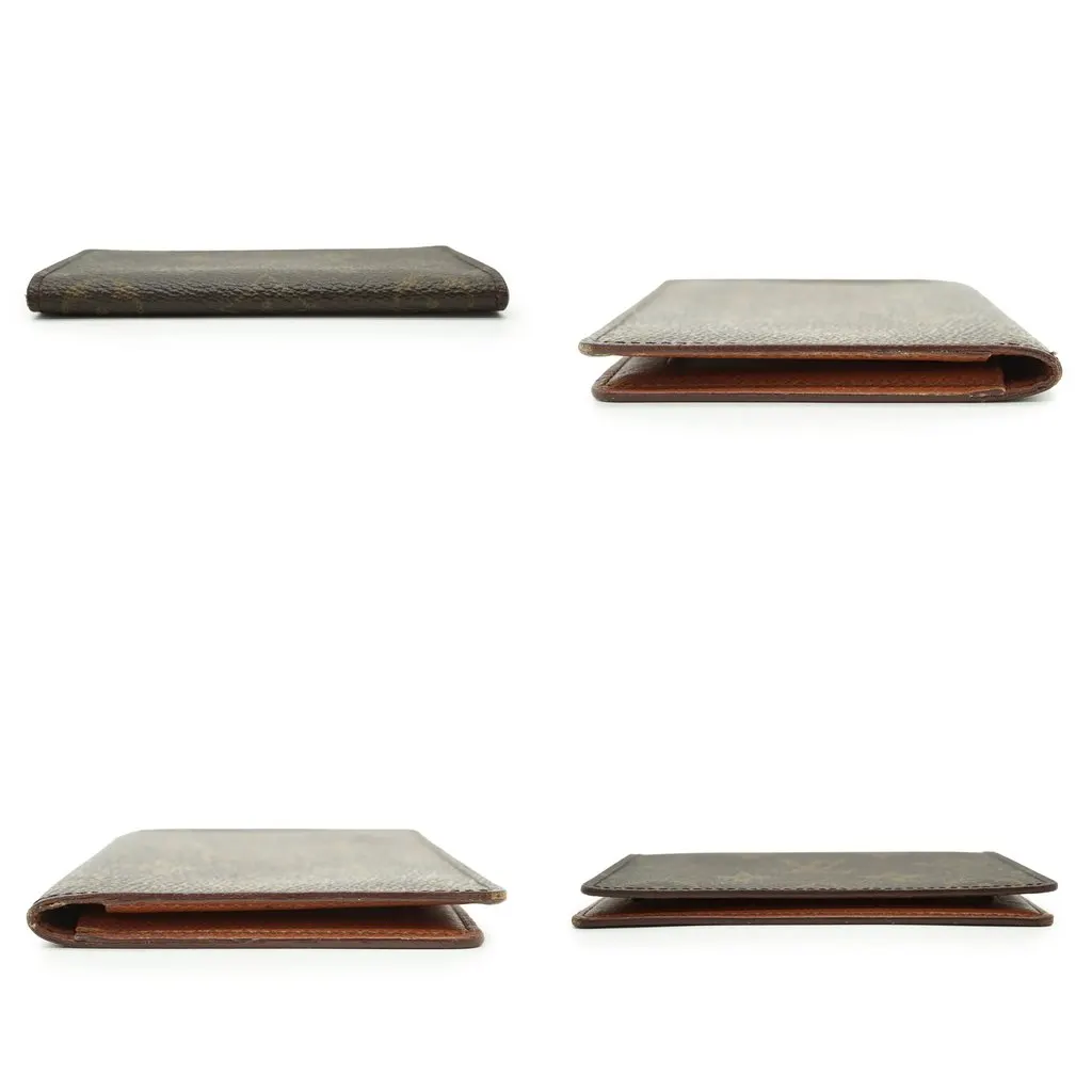 Louis Vuitton Wallet Brown Canvas Good - Model View