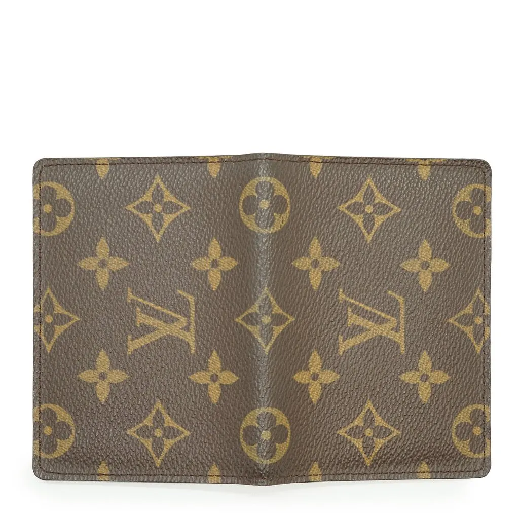 Louis Vuitton Wallet Brown Canvas Good - Back View