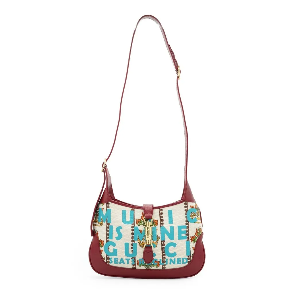 Gucci Hobos Jackie 1961 MultiColor Canvas Good - Back View