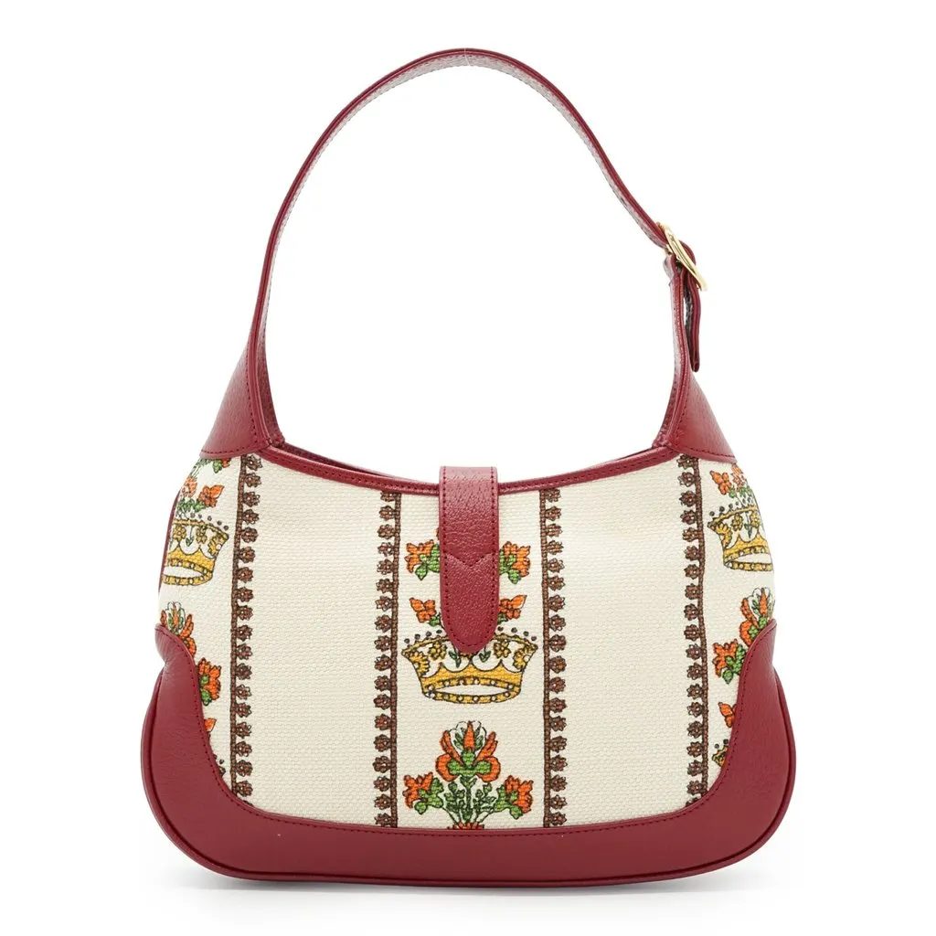 Gucci Hobos Jackie 1961 MultiColor Canvas Good - Inside View