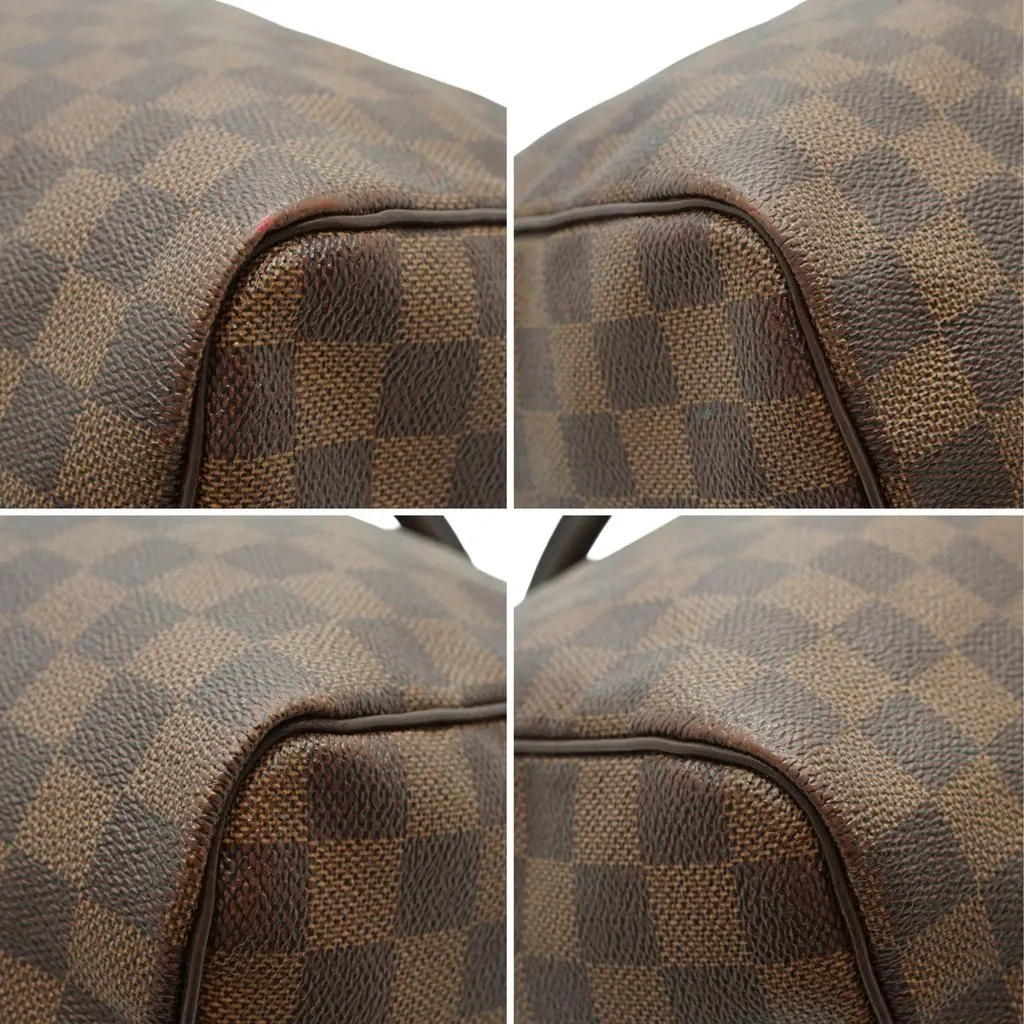 Louis Vuitton Handbag Speedy Brown Canvas Good - Model View