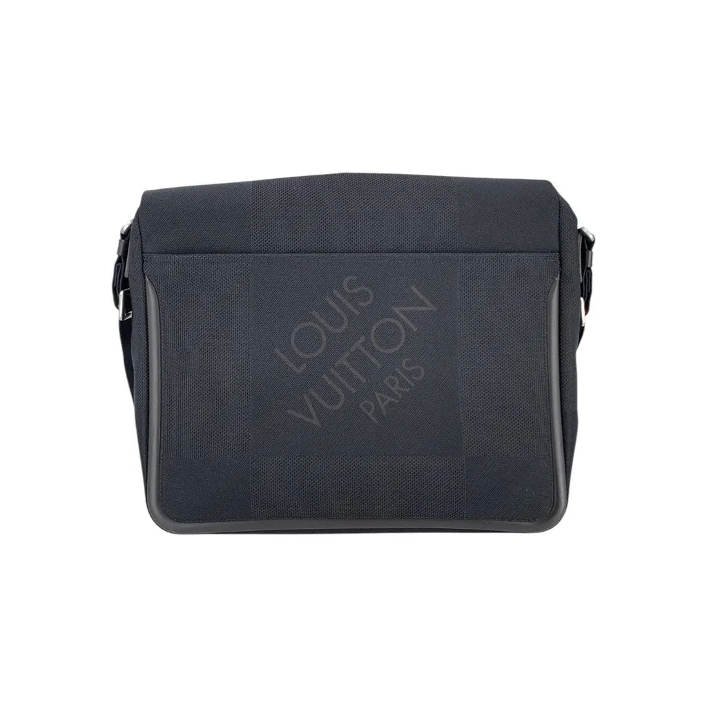 Louis Vuitton Crossbody Bag Vintage Damier Noir Geant Black Canvas Good - Inside View
