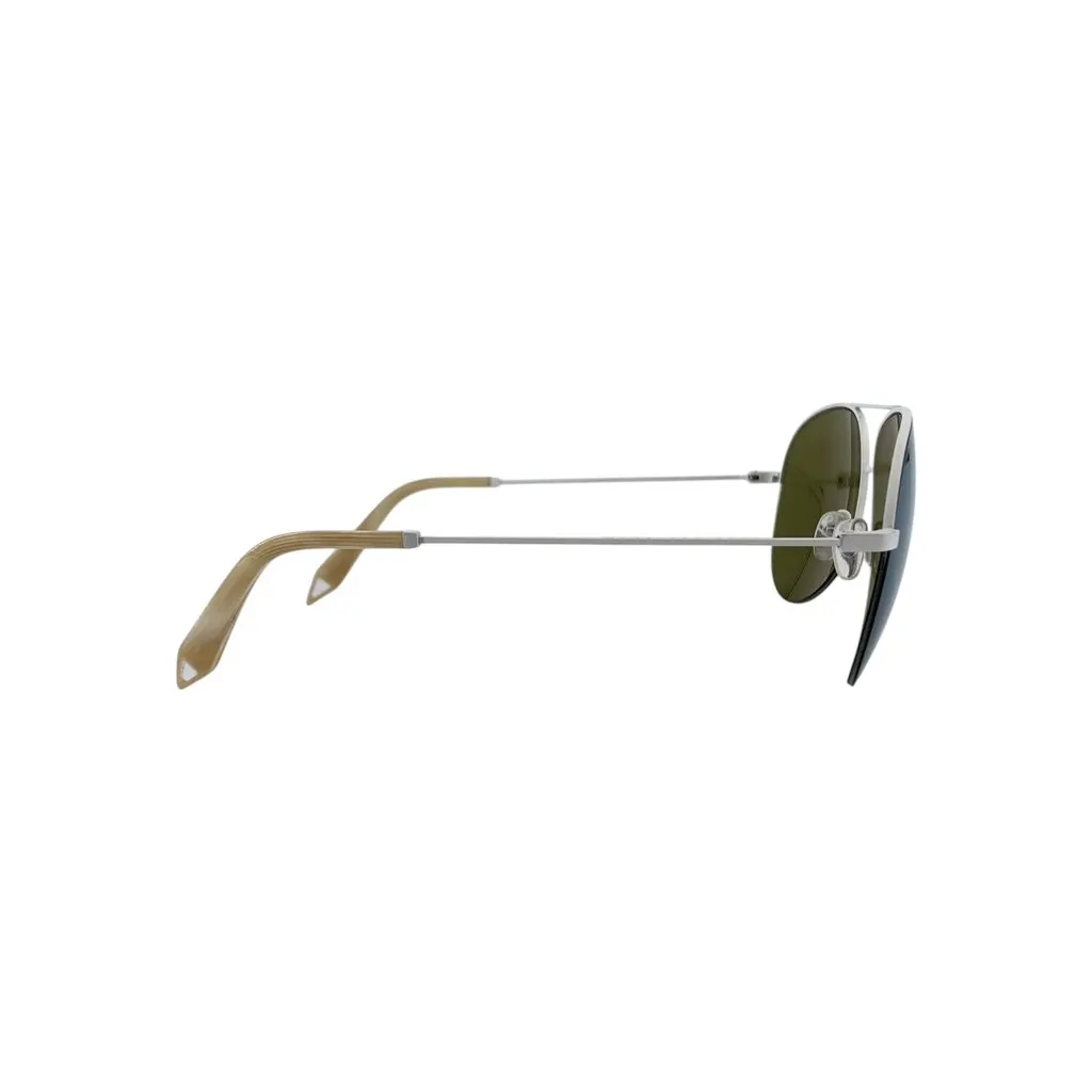 Victoria Beckham Sunglasses Black Leather Good - Model View