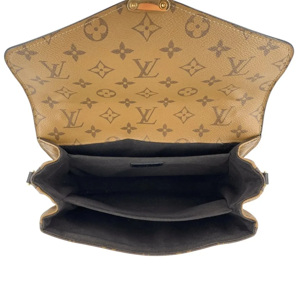 Louis Vuitton Shoulder Bag Metis Red Canvas Good - Box View