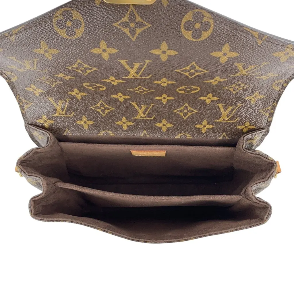 Louis Vuitton Shoulder Bag Metis Brown Canvas Good - Box View