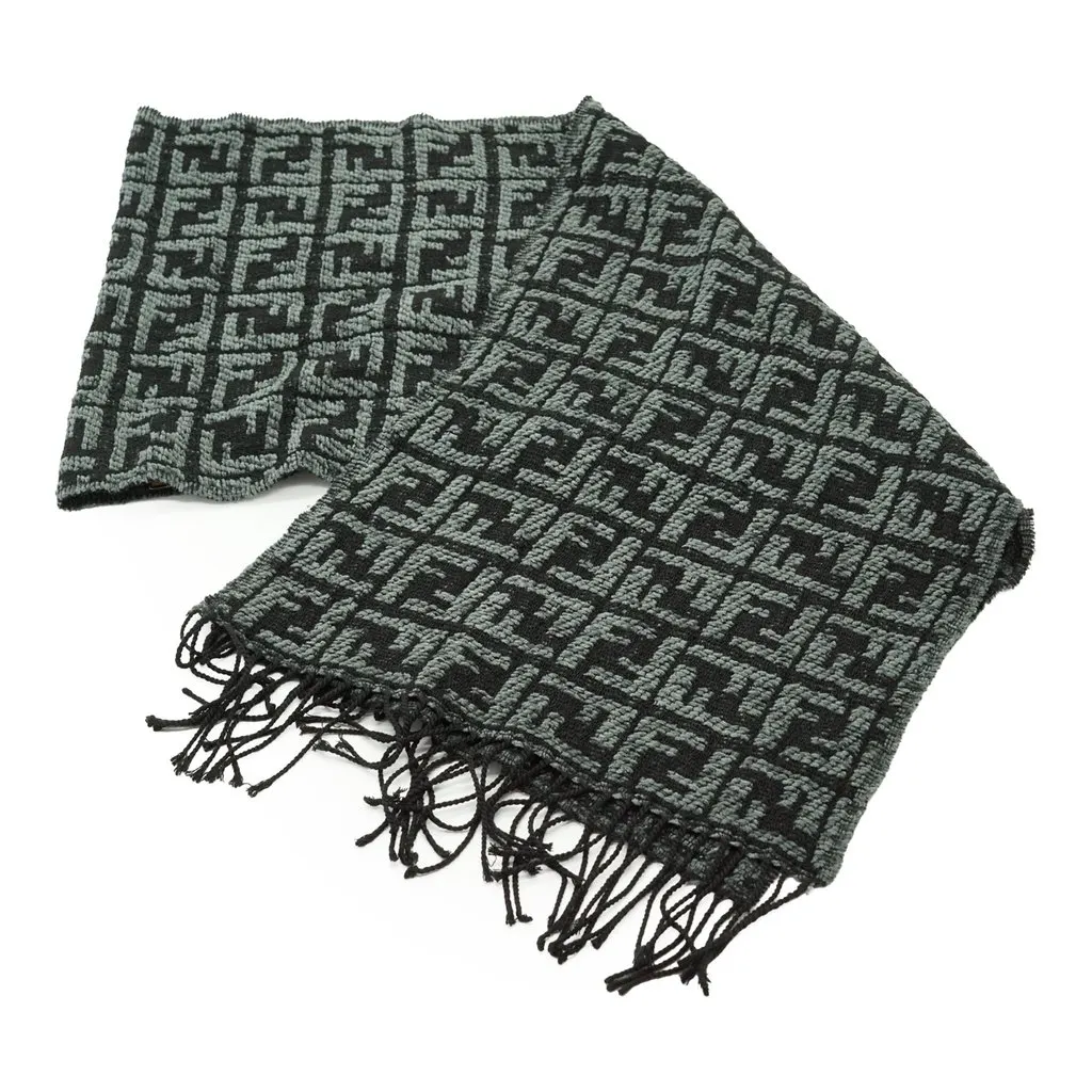 Fendi Scarf Grey Good - Back View