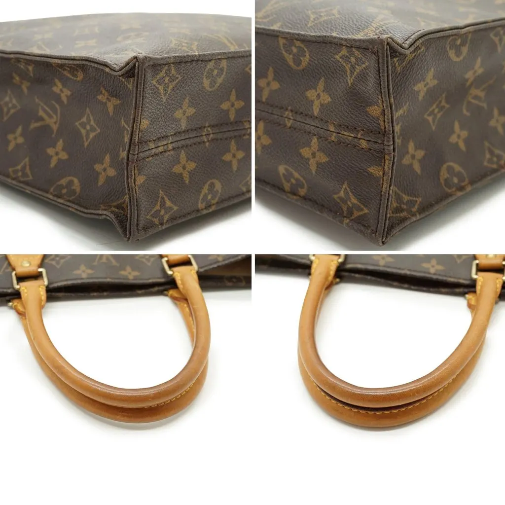 Louis Vuitton Tote Bag Vintage Plat Brown Canvas Good - Model View