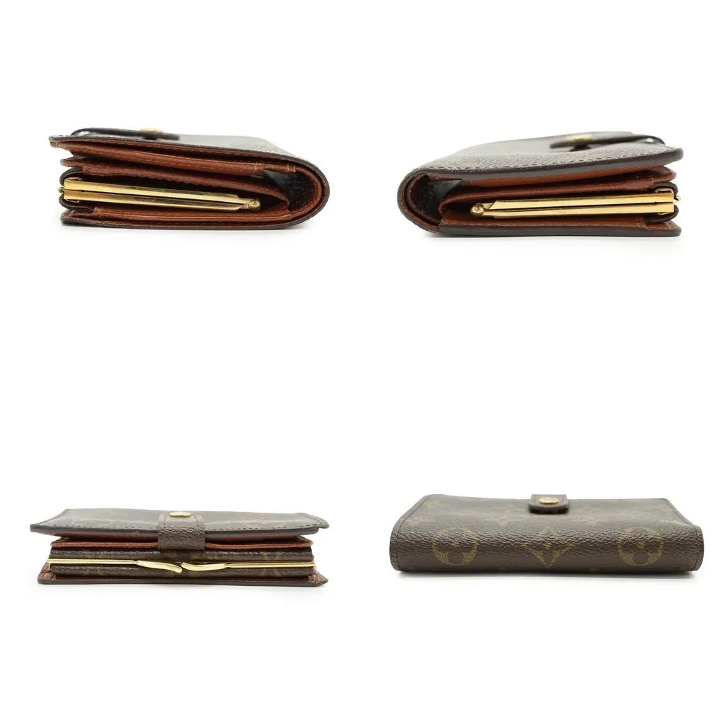 Louis Vuitton Wallet Brown Canvas Good - Inside View