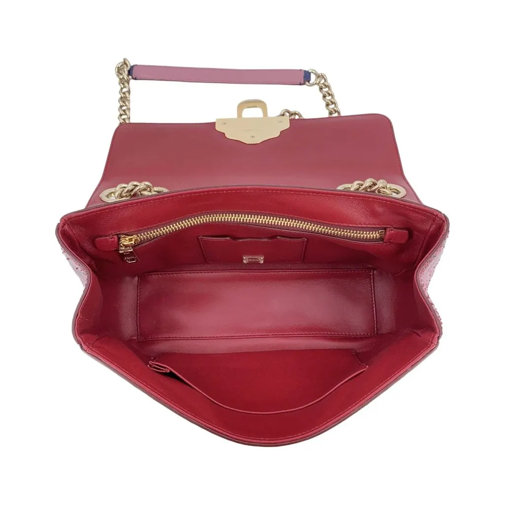 Dolce & Gabbana Shoulder Bag Lucia Navy Leather Good - Box View