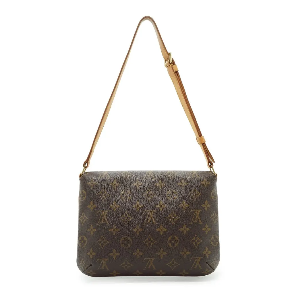 Louis Vuitton Shoulder Bag Vintage Musette Tango MultiColor Canvas Good - Back View
