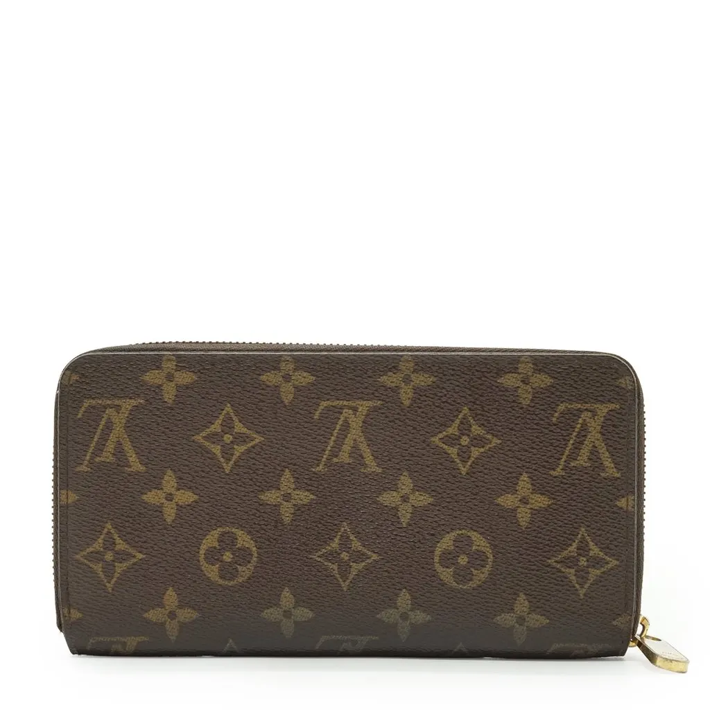 Louis Vuitton Wallet Brown Canvas Good - Back View