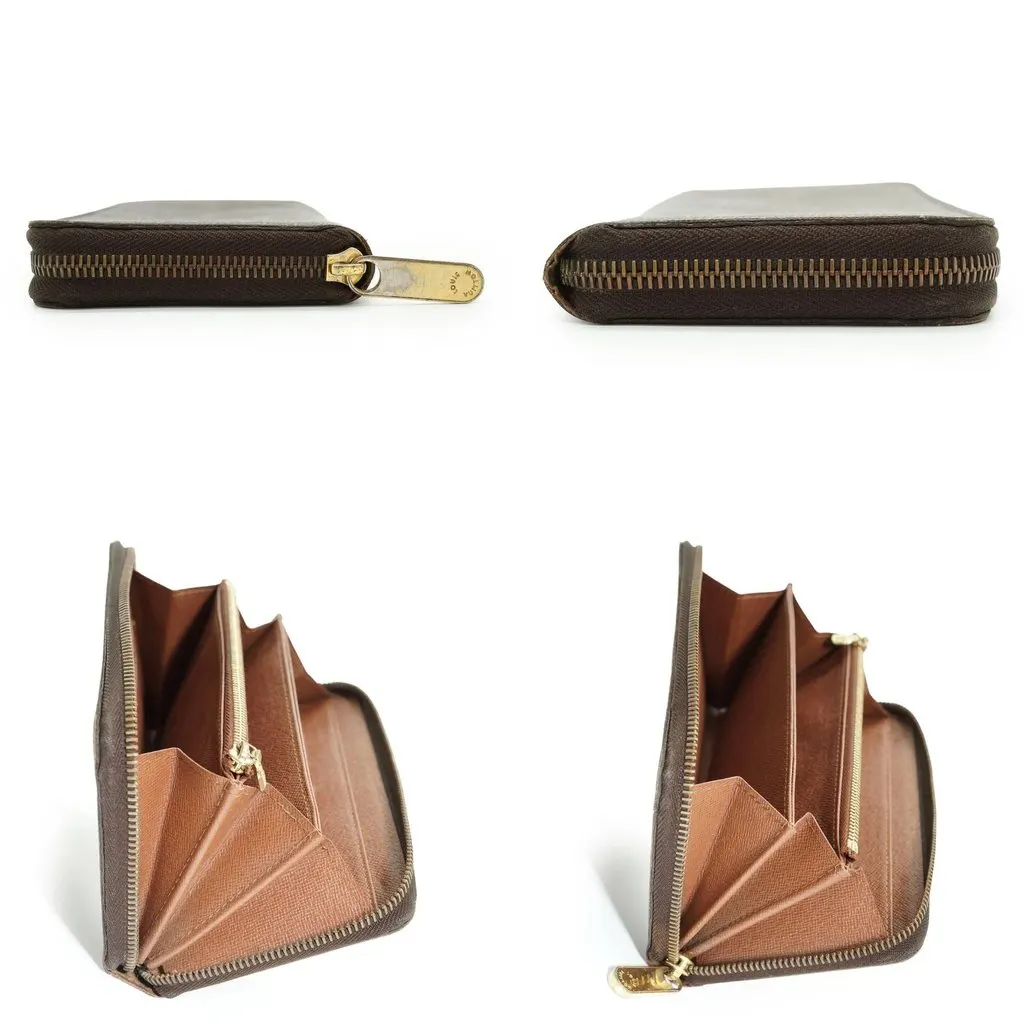 Louis Vuitton Wallet Brown Canvas Good - Inside View