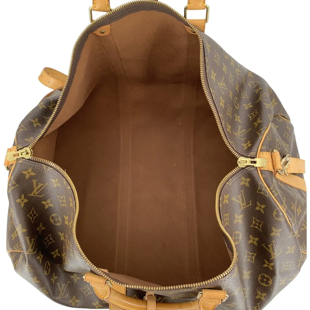 Louis Vuitton Luggage Vintage Keepall Gold Canvas Good - Box View
