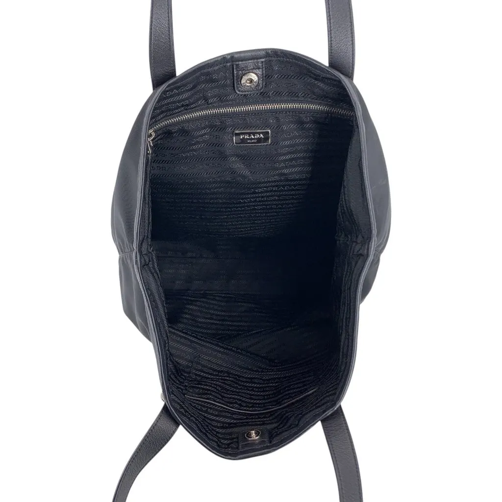 Prada Shoulder Bag Tessuto Black Polyamide Good - Box View