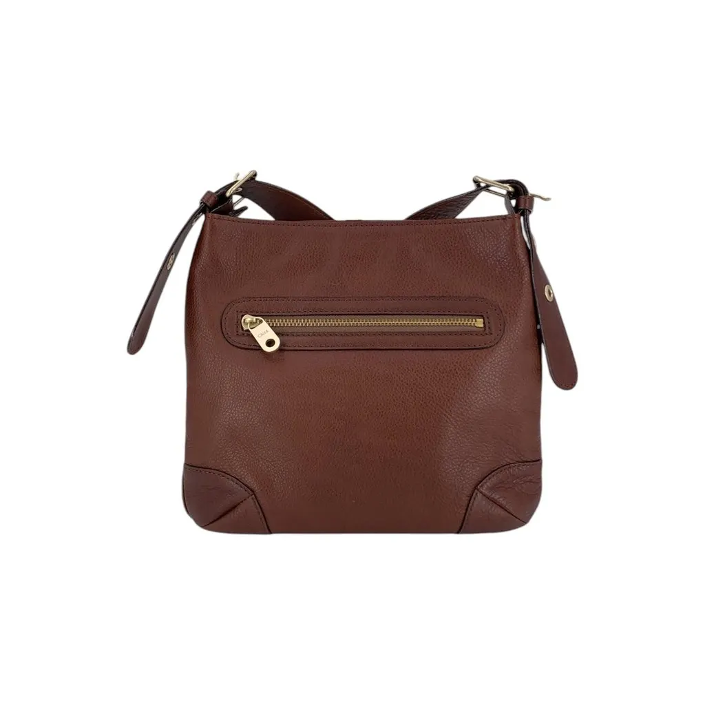 Chloé Shoulder Bag Chloe Messenger Brown Leather Good - Inside View