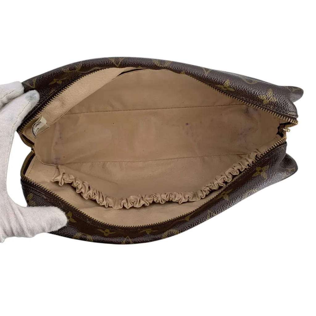 Louis Vuitton Clutch Bag Vintage Trousse de Toilette Brown Canvas Good - Box View