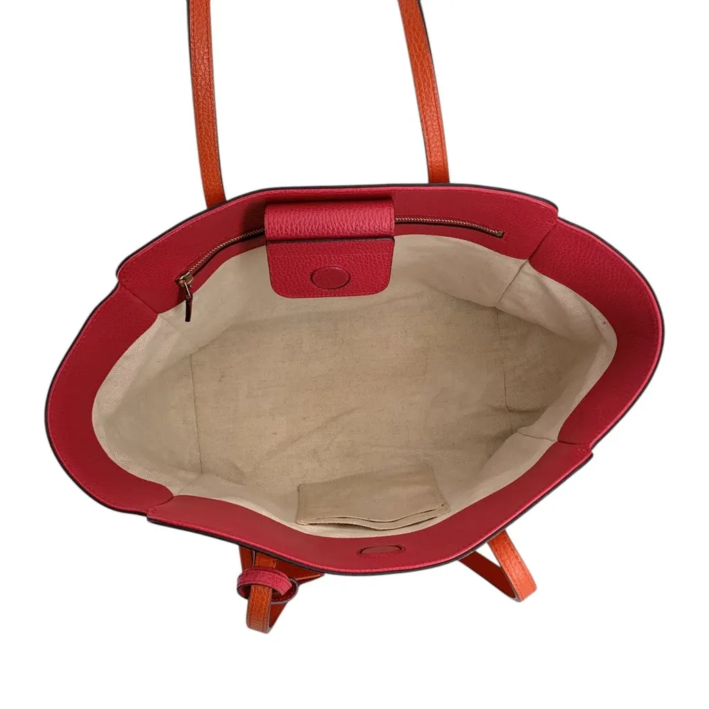 Gucci Tote Bag Swing Red Leather Good - Box View