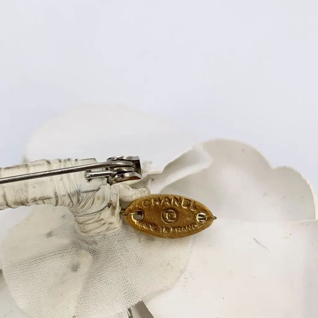 Chanel Brooch Camel Leather Good - Model View