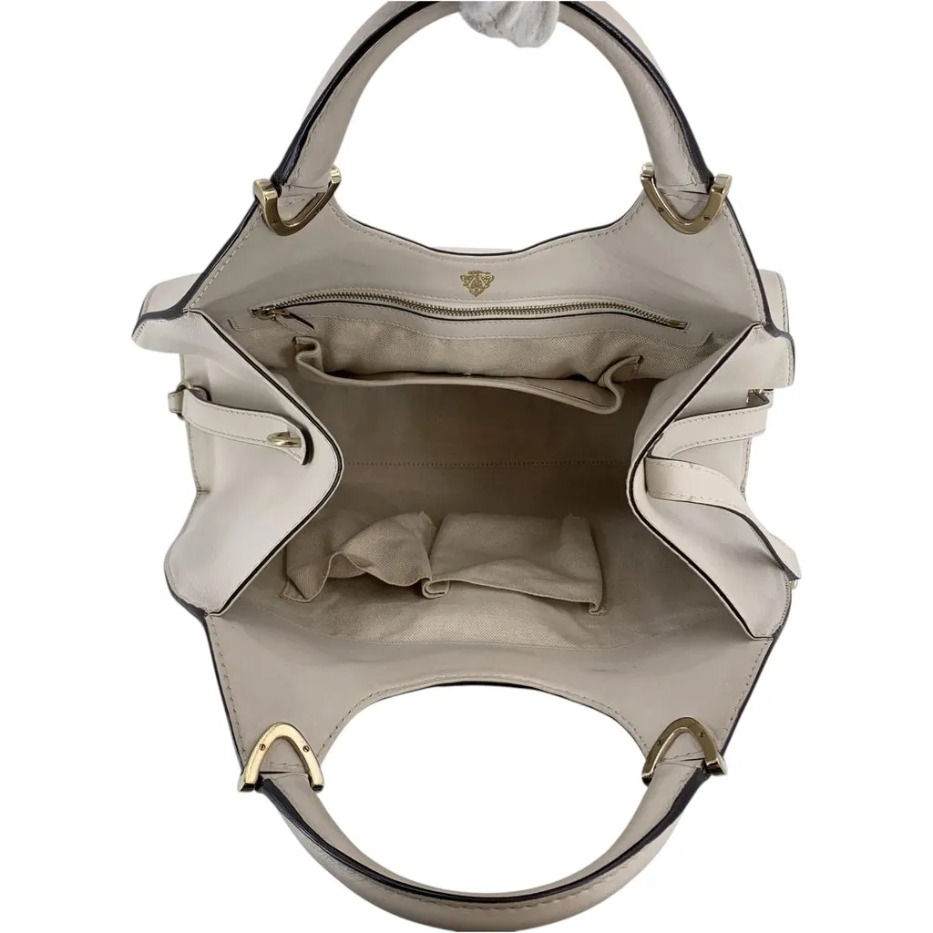Gucci Handbag Stirrup White Leather Good - Box View
