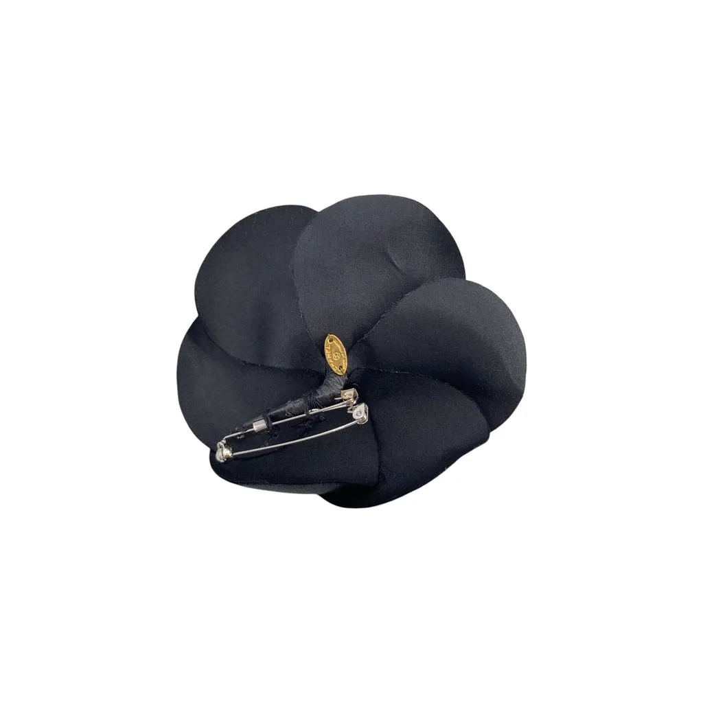 Chanel Brooch Camel Satin Good - Inside View