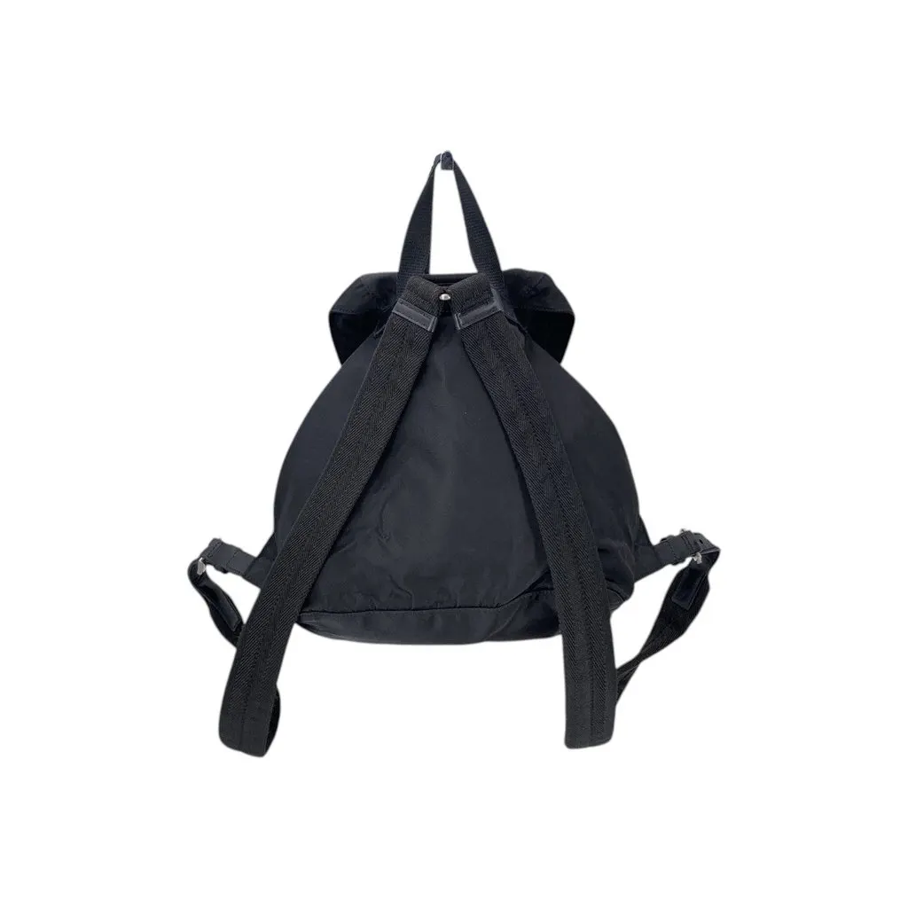Prada Backpack Vintage Nylon Small Backpack Black Polyamide Good - Inside View