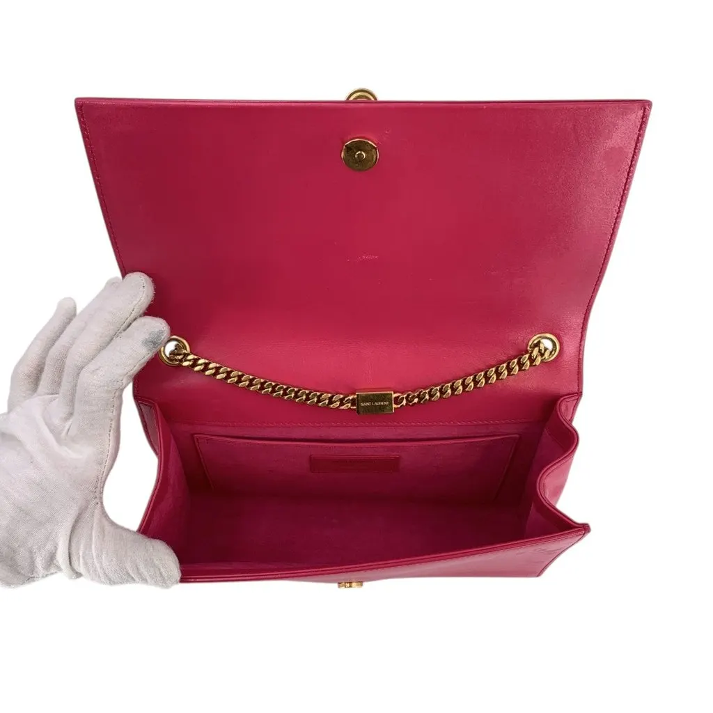 Saint Laurent Shoulder Bag Kate Red Leather Good - Box View