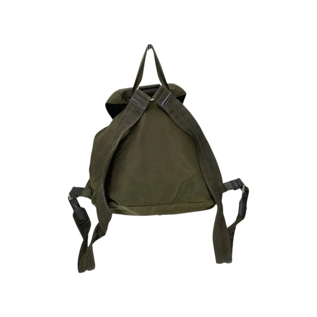 Prada Backpack Vintage Nylon Small Backpack Black Polyamide Good - Inside View