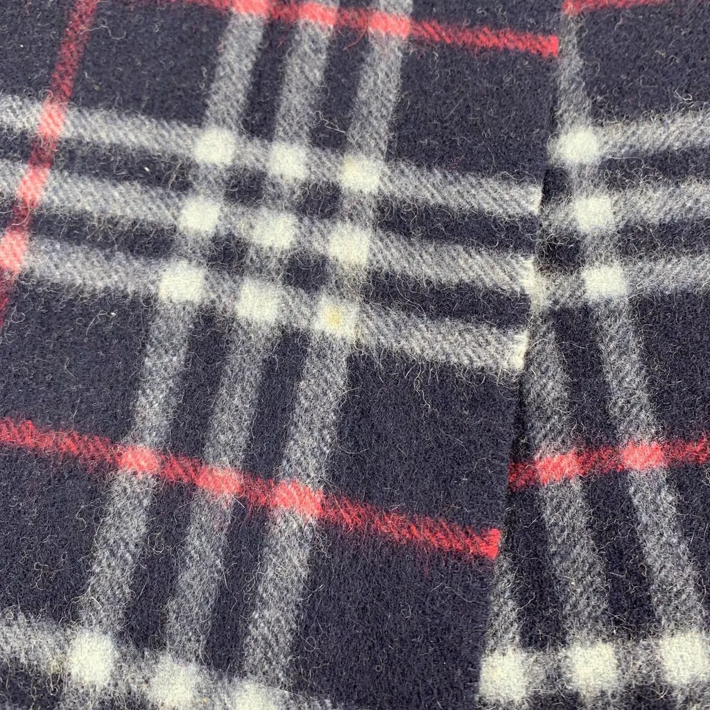 Burberry Scarf Navy Wool Good - Box View