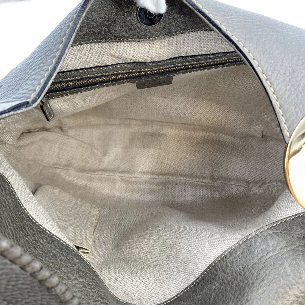 Gucci Shoulder Bag Charlotte Beige Leather Good - Box View
