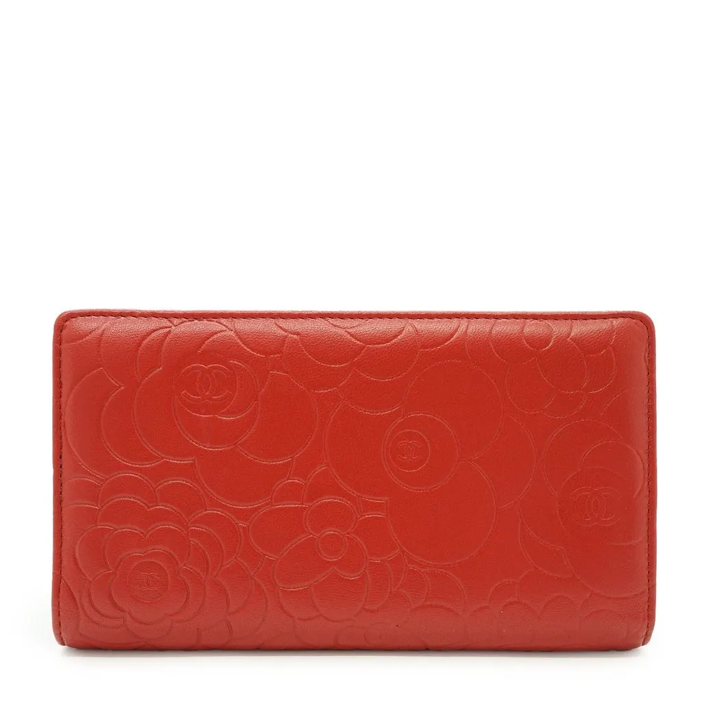 Chanel Wallet Camel Leather Good - Inside View