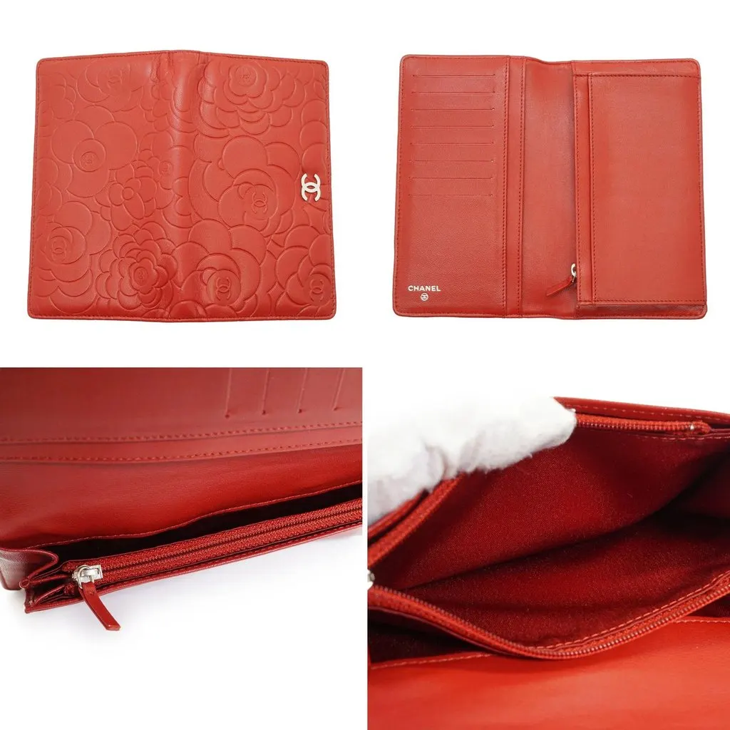 Chanel Wallet Camel Leather Good - Box View