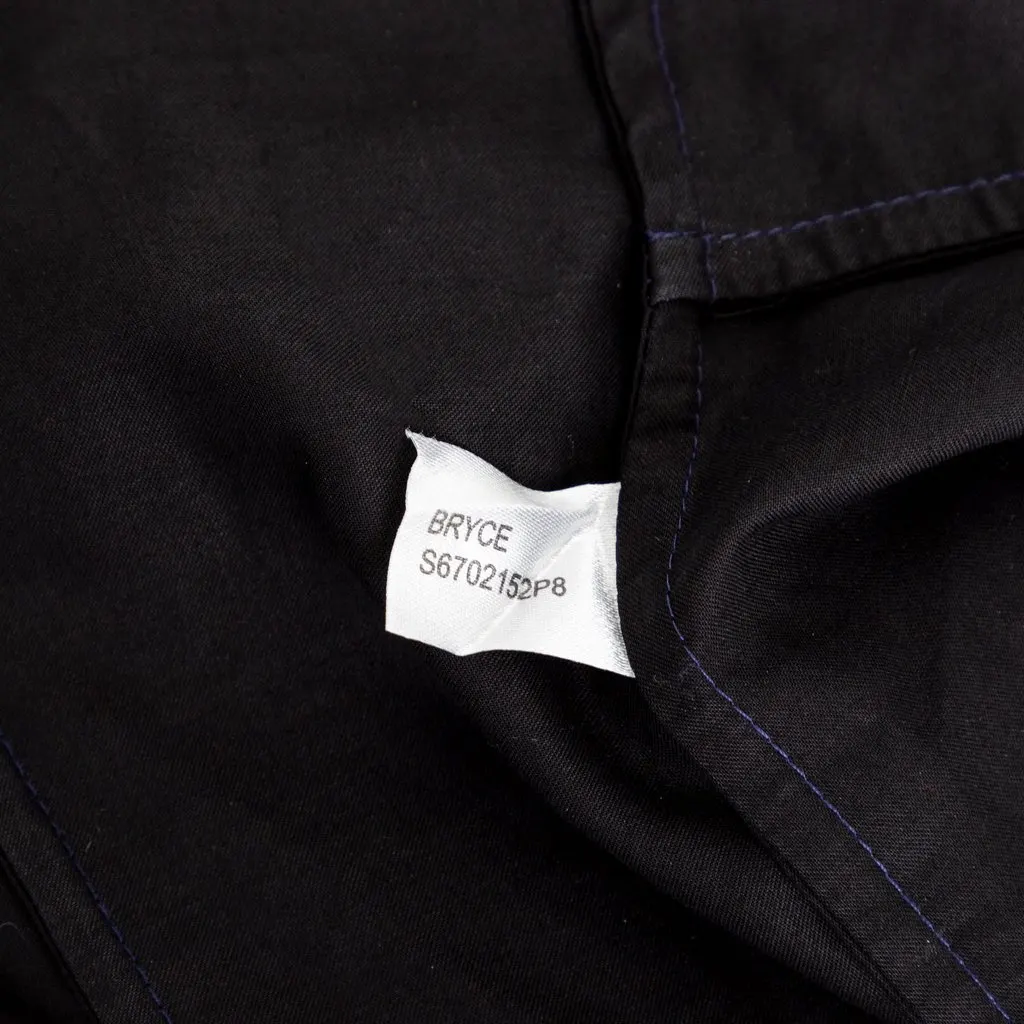 Diane von Furstenberg Black Shirt - '00s Black Cotton Good - Model View