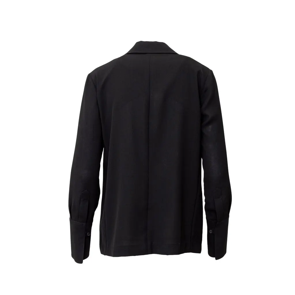 Alexander Wang Tuxedo Jacket - '00s Black Good - Back View