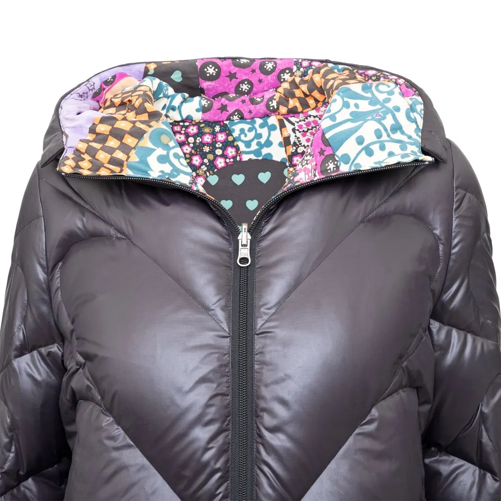 Unsigned Tsumori Chisato Hooded Reversible Down Jacket - '00s Black Good - Inside View