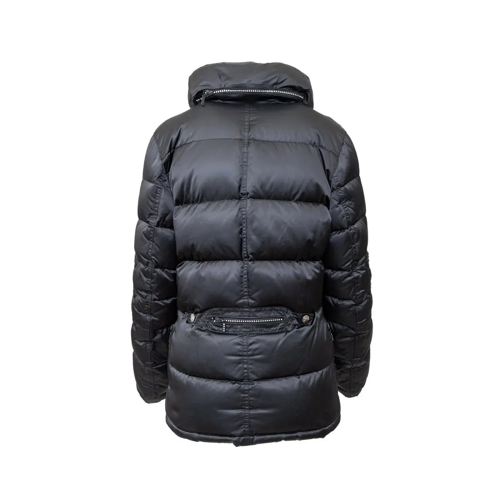 Sonia Rykiel Down Jacket With Zip - '00s Black Good - Back View