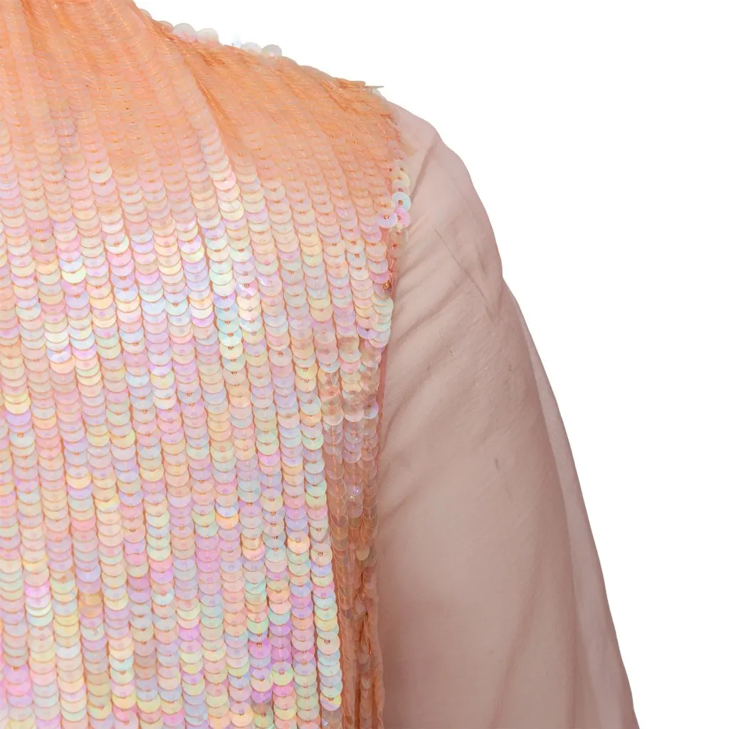 Gianfranco Ferre Sequined Sheer Jacket - '90s Pink Good - Box View