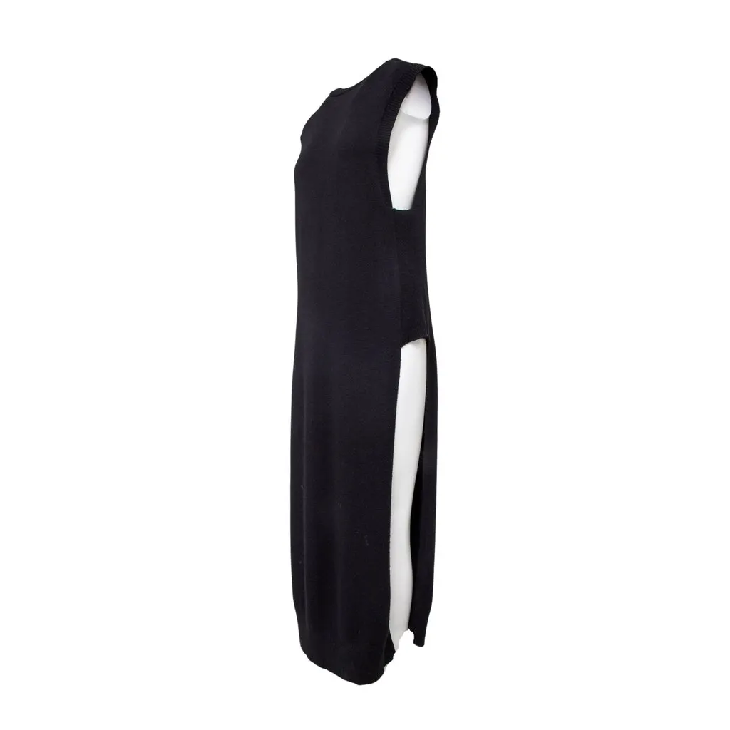 Alexander Wang Dress - '00s Black Wool Good - Inside View