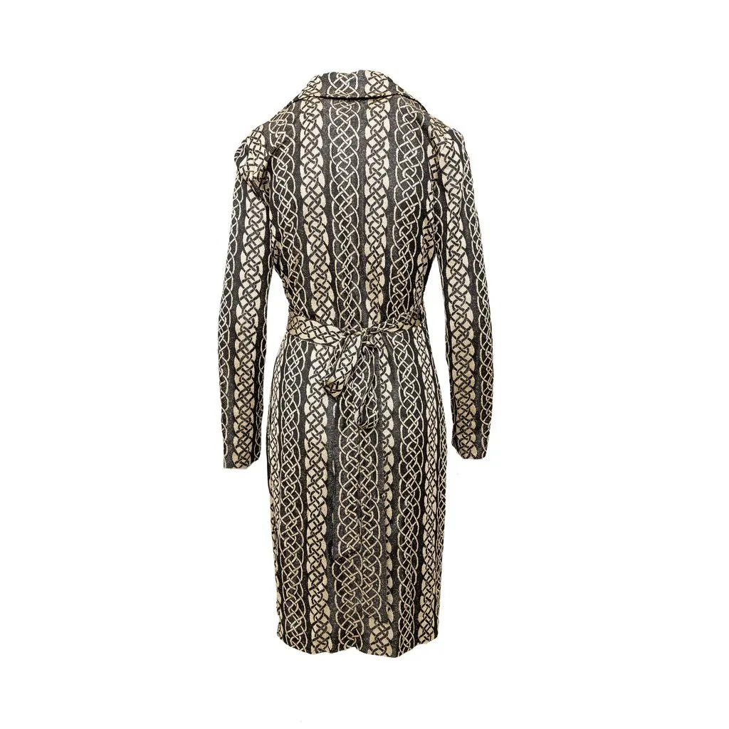 Diane von Furstenberg Sparkling Wrap Dress - '00s MultiColor Good - Back View