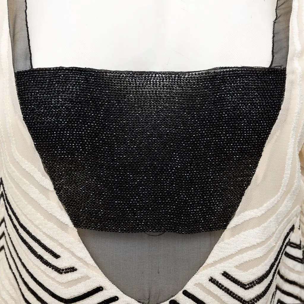 Gianfranco Ferré Beaded Long Sleeve Dress - '90s MultiColor Silk Good - Box View