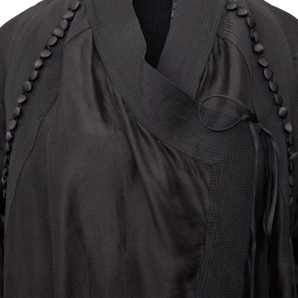 Unsigned Over Shirt - '10s Black Lace Good - Model View