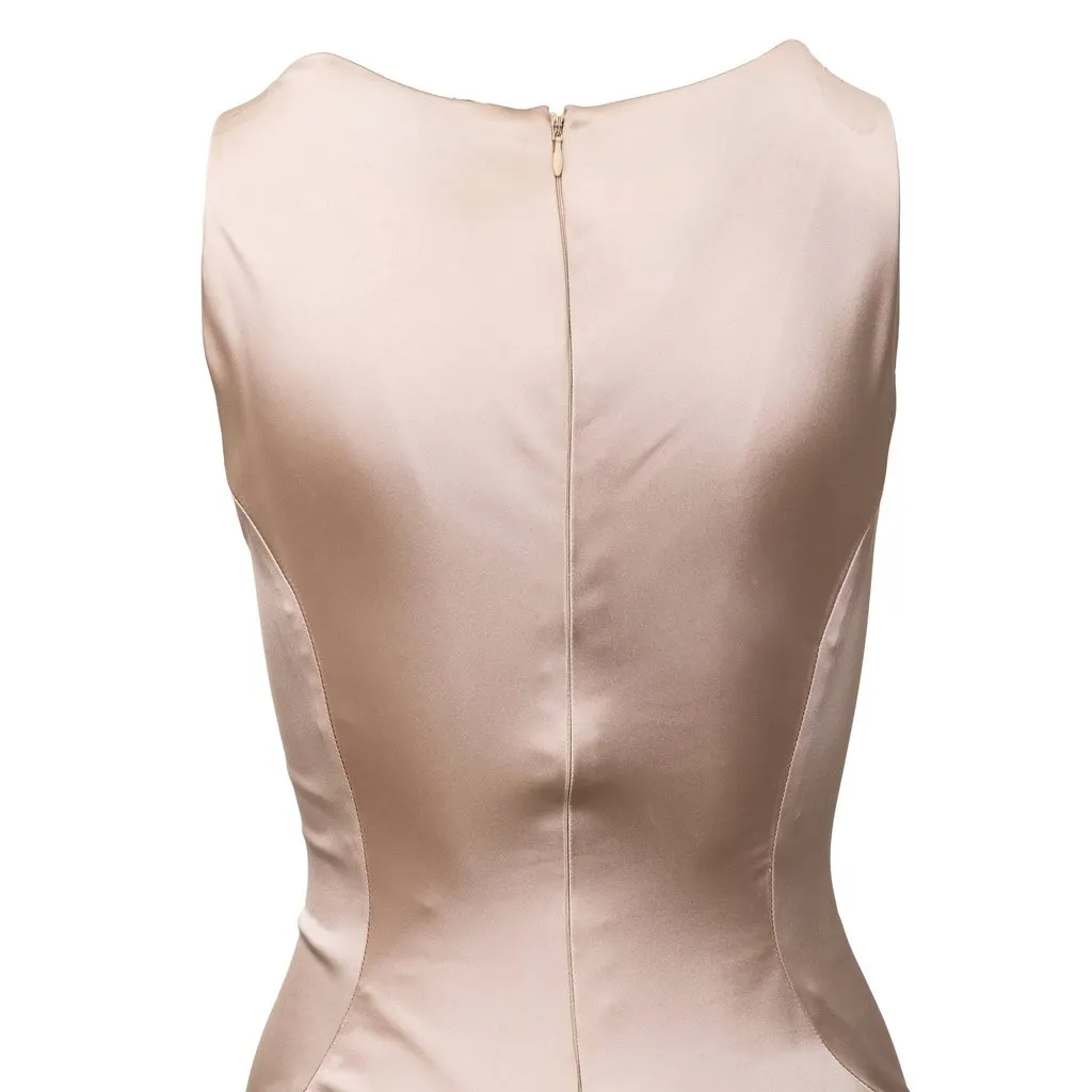 Blumarine Satin Dress - '10s Red Satin Good - Inside View