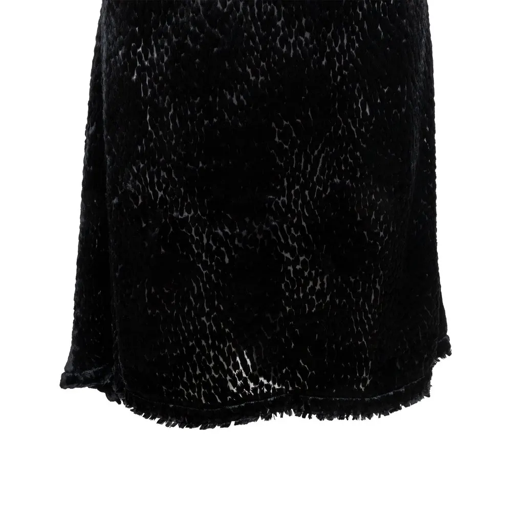Vivienne Westwood Label Faux Fur Halter Dress - '90s Gold Silk Good - Model View