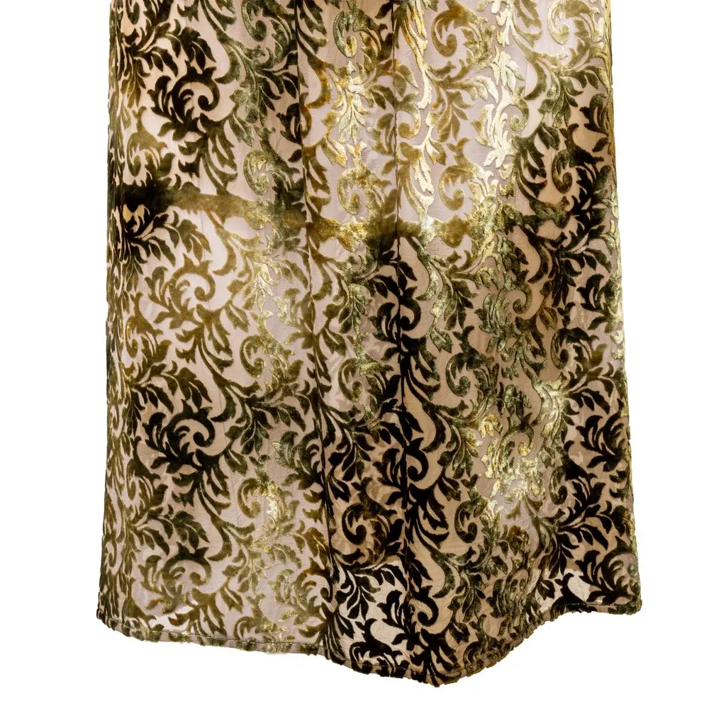 Roberto Cavalli Green Velvet Printed Dress - '00s Green Velvet Good - Inside View